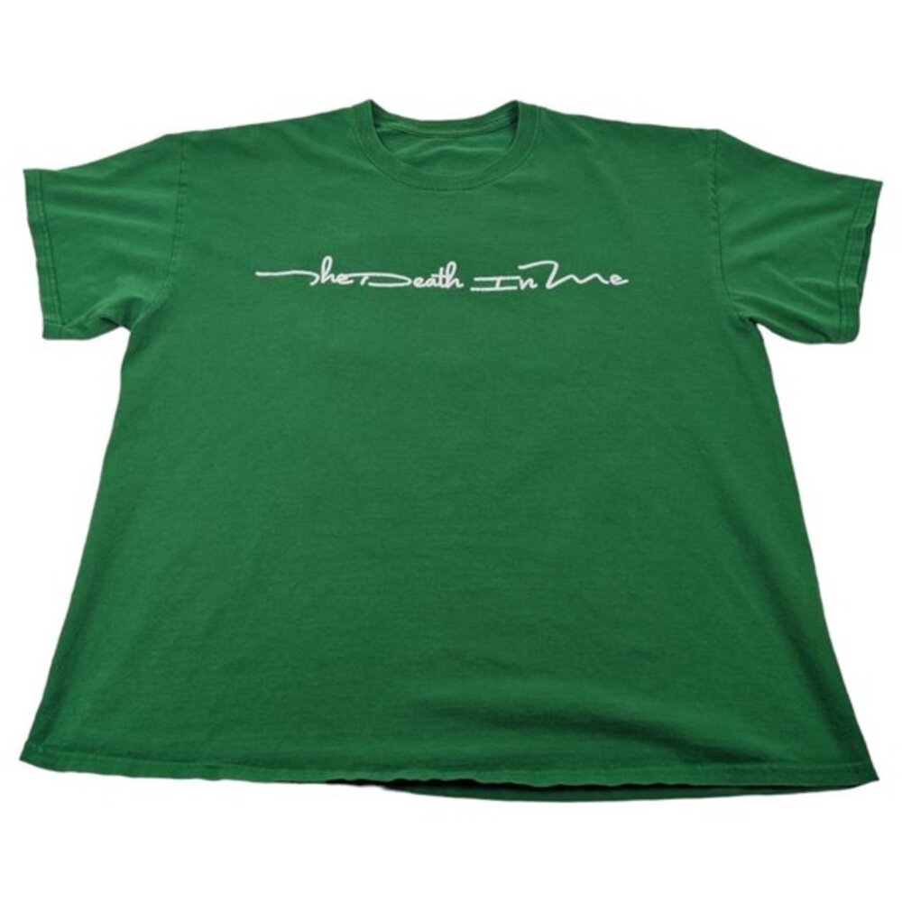 The Death In Me (TDIM) Band Tee Shirt Mensโ size XL green - RARE